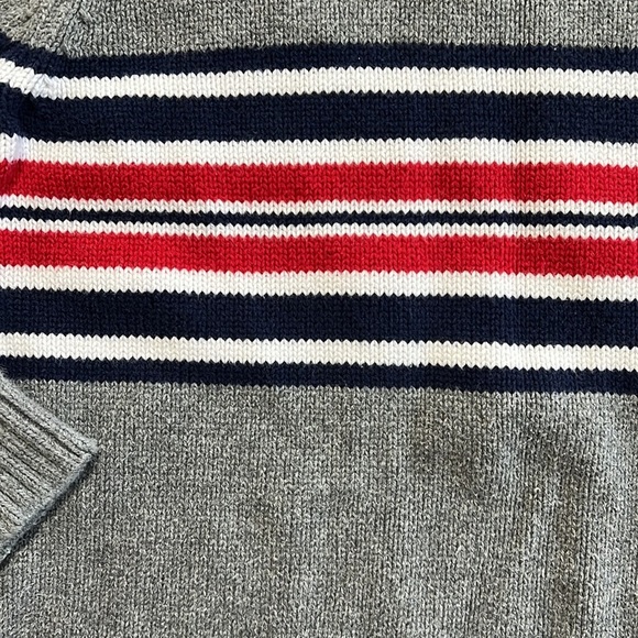 Hanna andersson gray striped sweater - Picture 2 of 5